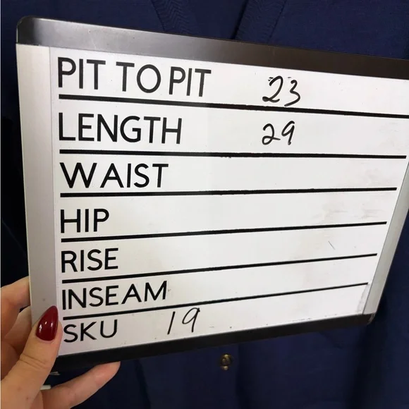 Appleseed's navy blue boyfriend cardigan sweater sz L v neck gold buttons - Picture 7 of 7